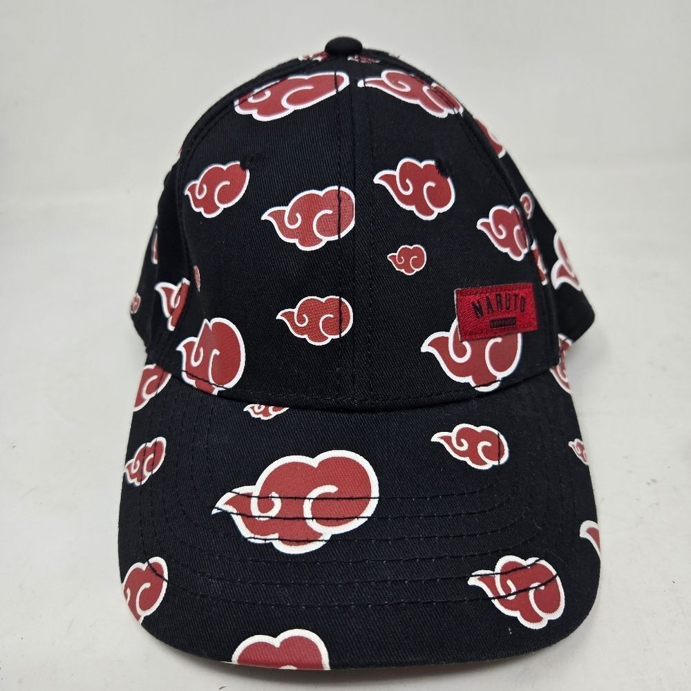 Naruto Akatsuki Clan Logo Snapback Hat Multicolor OSFM Adjustable